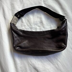 Anne Klein Dark Brown Leather Bag